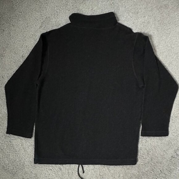 Ralph Lauren Wool Pullover Black w/Drawstrings - Men's Size L- Portugul - VGUC - Picture 7 of 8